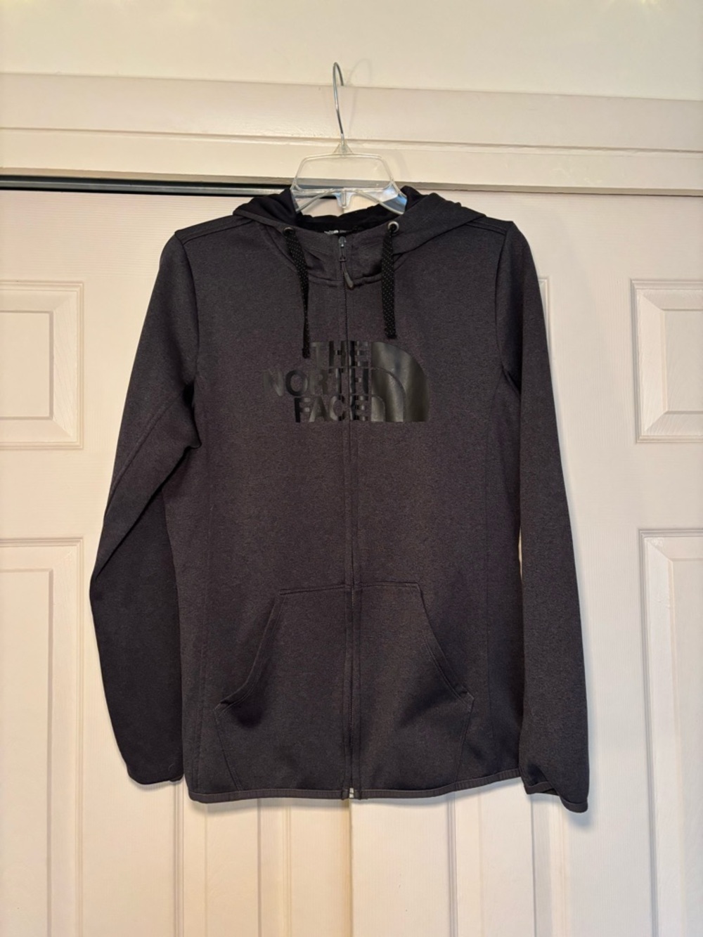 The North Face Black Zip-Up Hooded Jacket